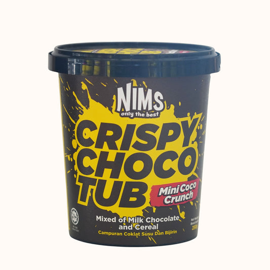 NIMS Crispy Choco Tub (Mini Coco Crunch), 8.81 oz (250 gm)