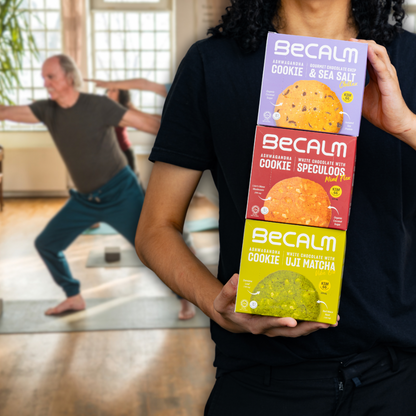 Becalm Ashwagandha Cookie - White Chocolate with Uji Matcha - Vibe On, 10.58 oz (300 gm)