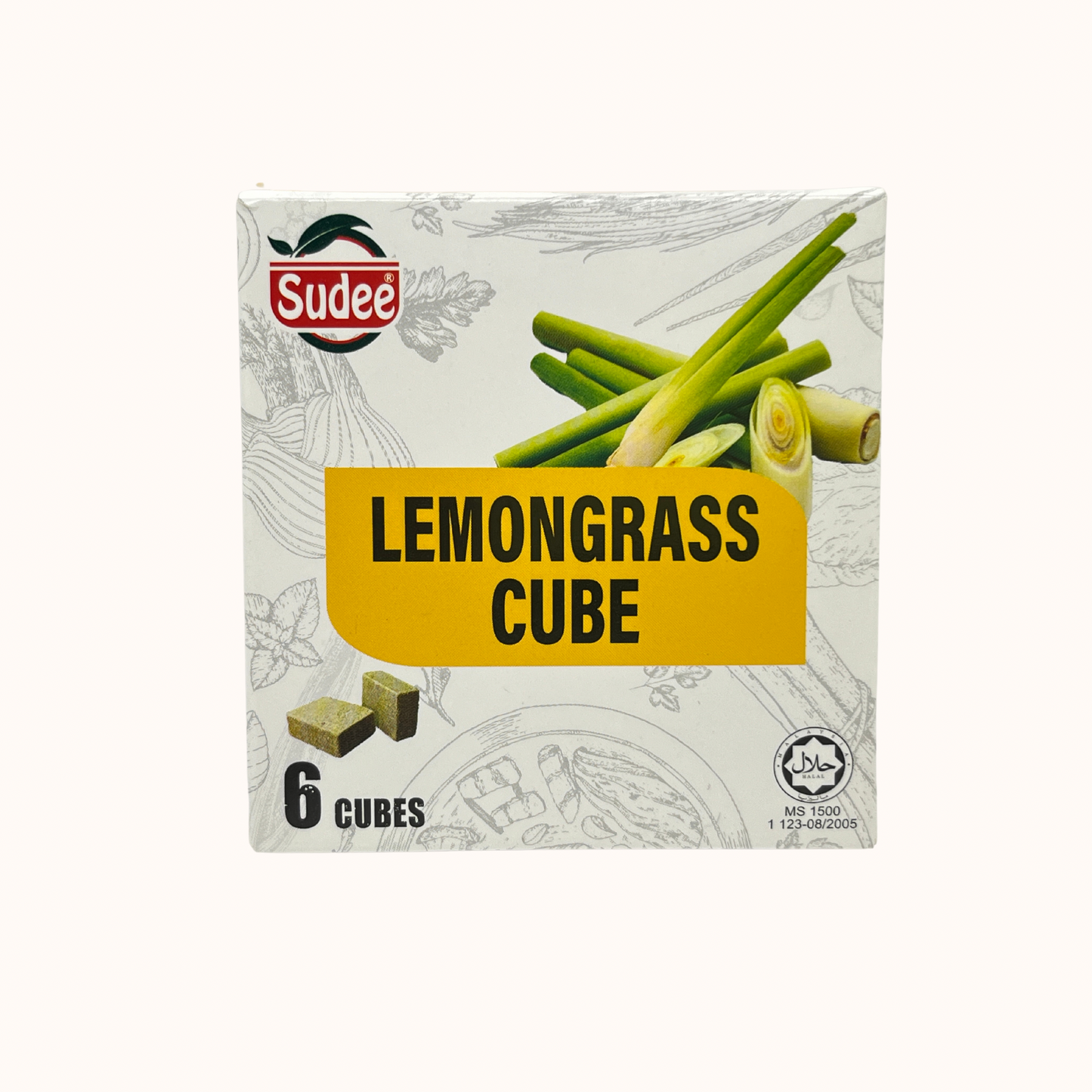 Sudee Lemongrass Cube, 1.9 oz - (54 gm)